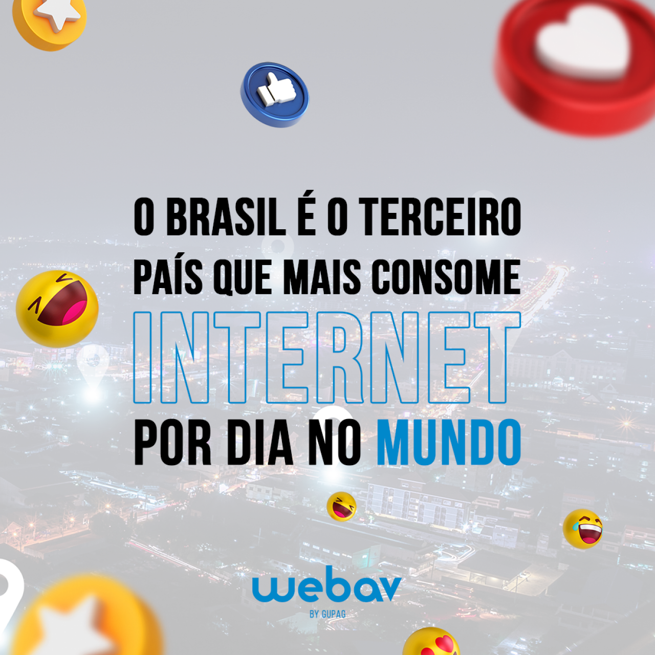 O Brasil é o Terceiro País que Mais Consome Internet por Dia no Mundo